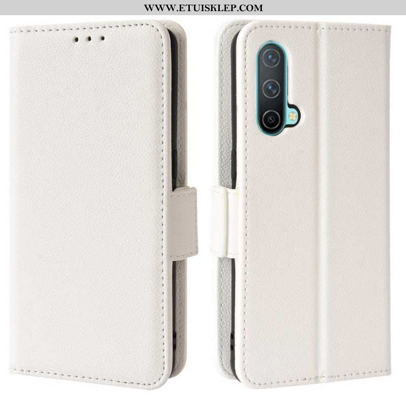 Skórzany Futerał do OnePlus Nord CE 5G Etui Folio Flap Double Nowe Kolory